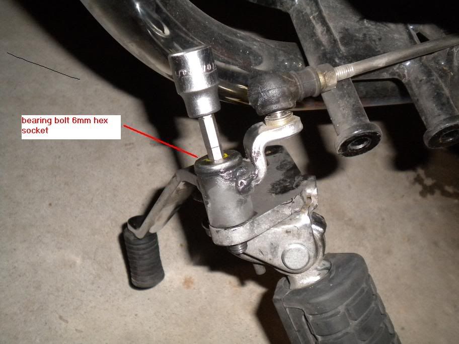 Pivot bolt wont fit into shift lever Honda Rebel 250 & 450 Forum